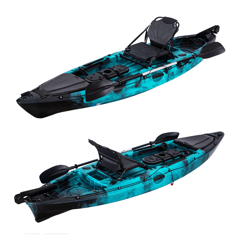 Rod Holder Fishing - LSFファーストクラスシングルフィッシングカヤックプラスチックボート釣り用1人乗りカヌーカヤック釣り竿ホルダー付き大型収納ハッチ（釣り人向け）