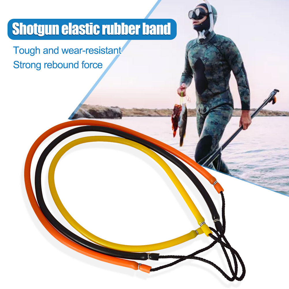 Fishing Equipment - 1 個スピアガンゴムバンドゴム釣りハンドスピアリング機器スピアガンポールスピアスリング銛スピアフィッシングダイビング