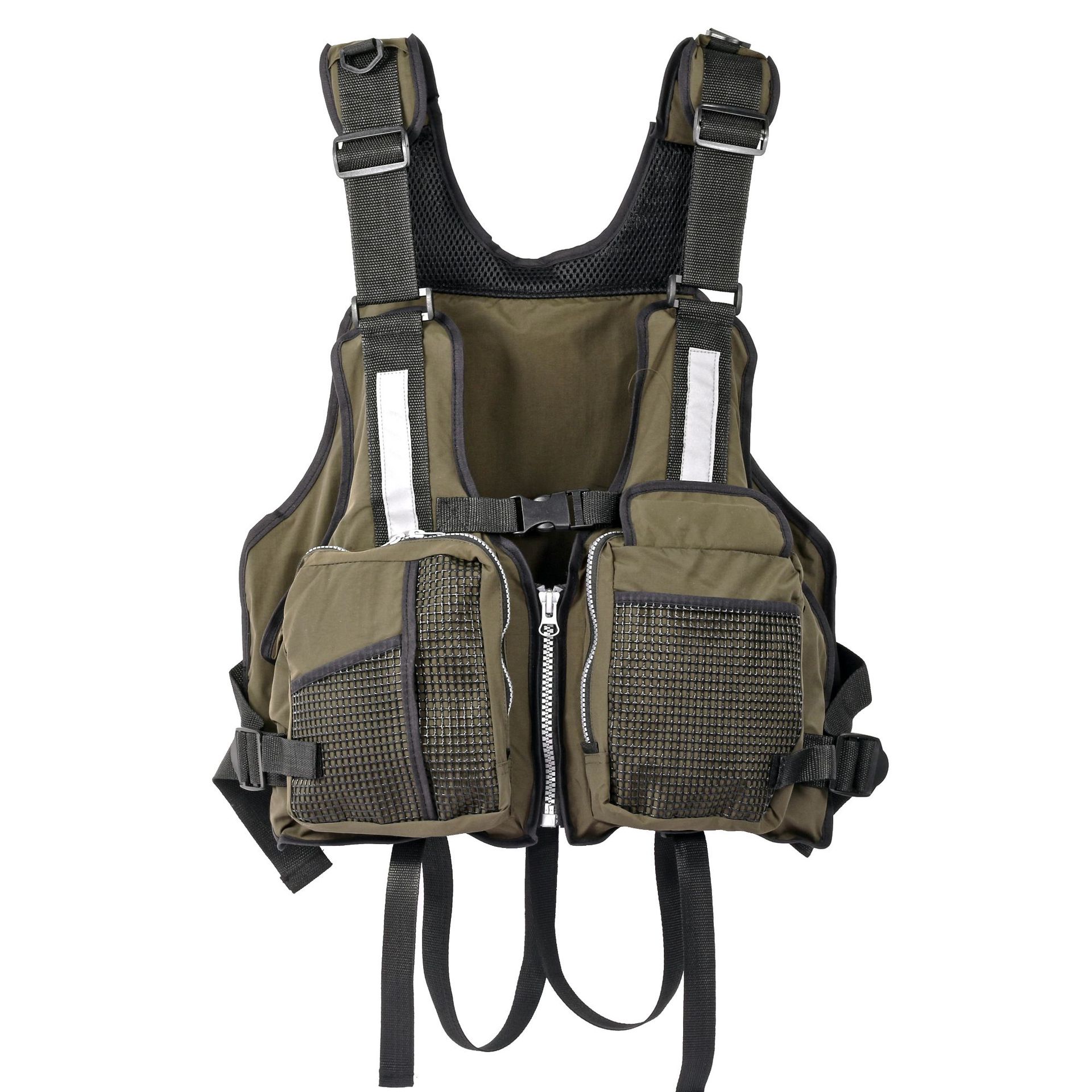 複数のポケット付きアウトドアフィッシングベスト、通気性と耐久 - Fishing Equipment のレビューと価格