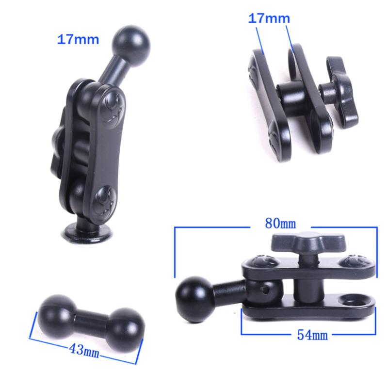 合金製17mmボールマウント延長アダプター回転式延長ロッド  - Rod Holder Fishing のレビューと価格