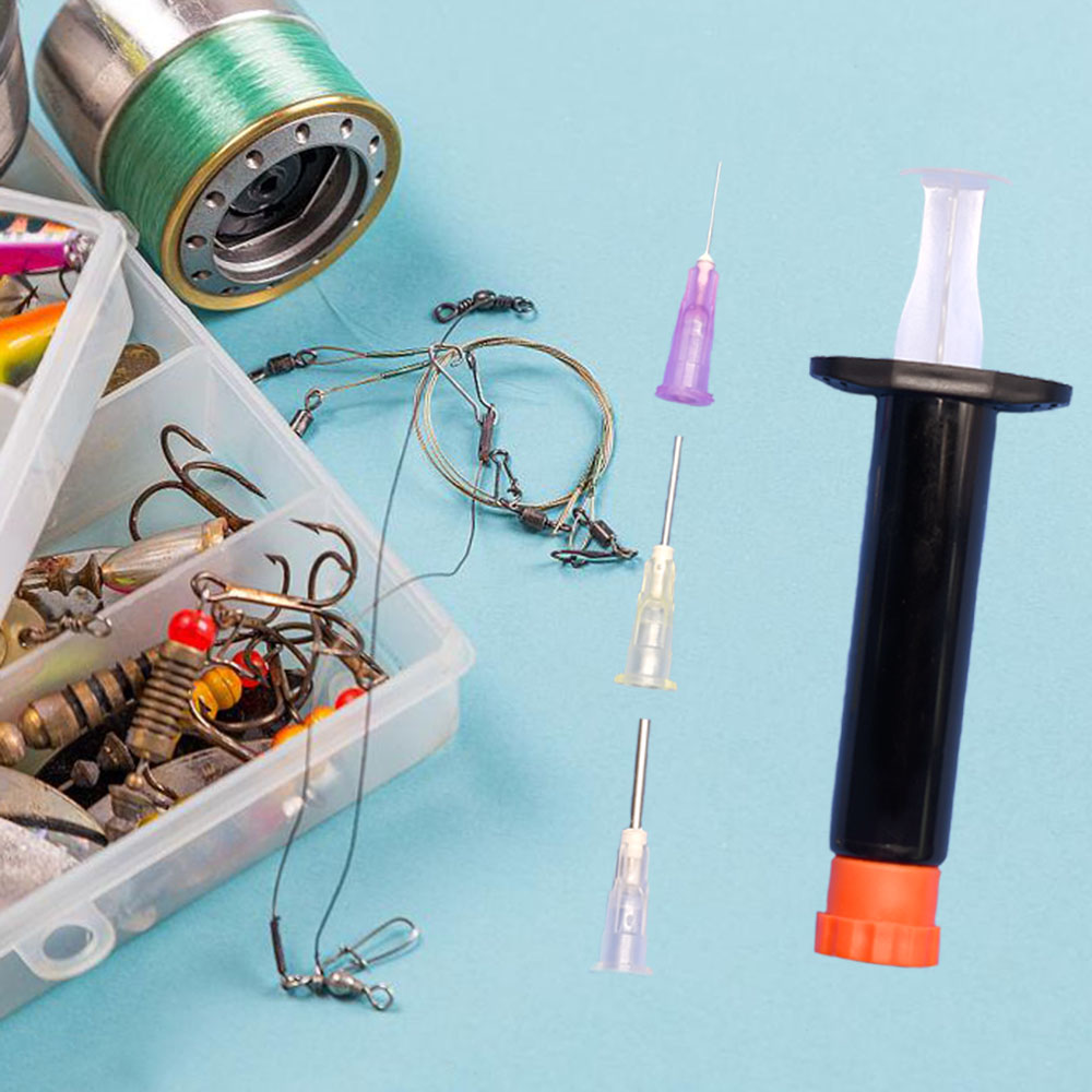 2セット ブラックUVレジン注入シリンジ 3サイズの鈍針チッ - Fly Fishing Set のレビューと価格