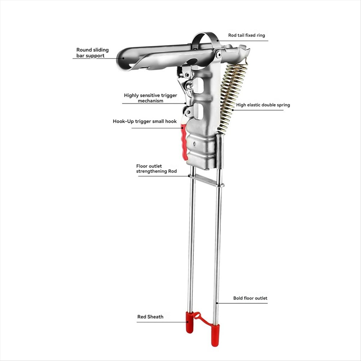 ABPF釣り竿用グランドホルダーベース、下向き自動竿立て、湖 - Rod Holder Fishing のレビューと価格