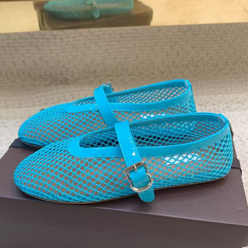 レジャーフィッシングネットフラットバレエシューズ、本革製、ス - Fishing Net のレビューと価格