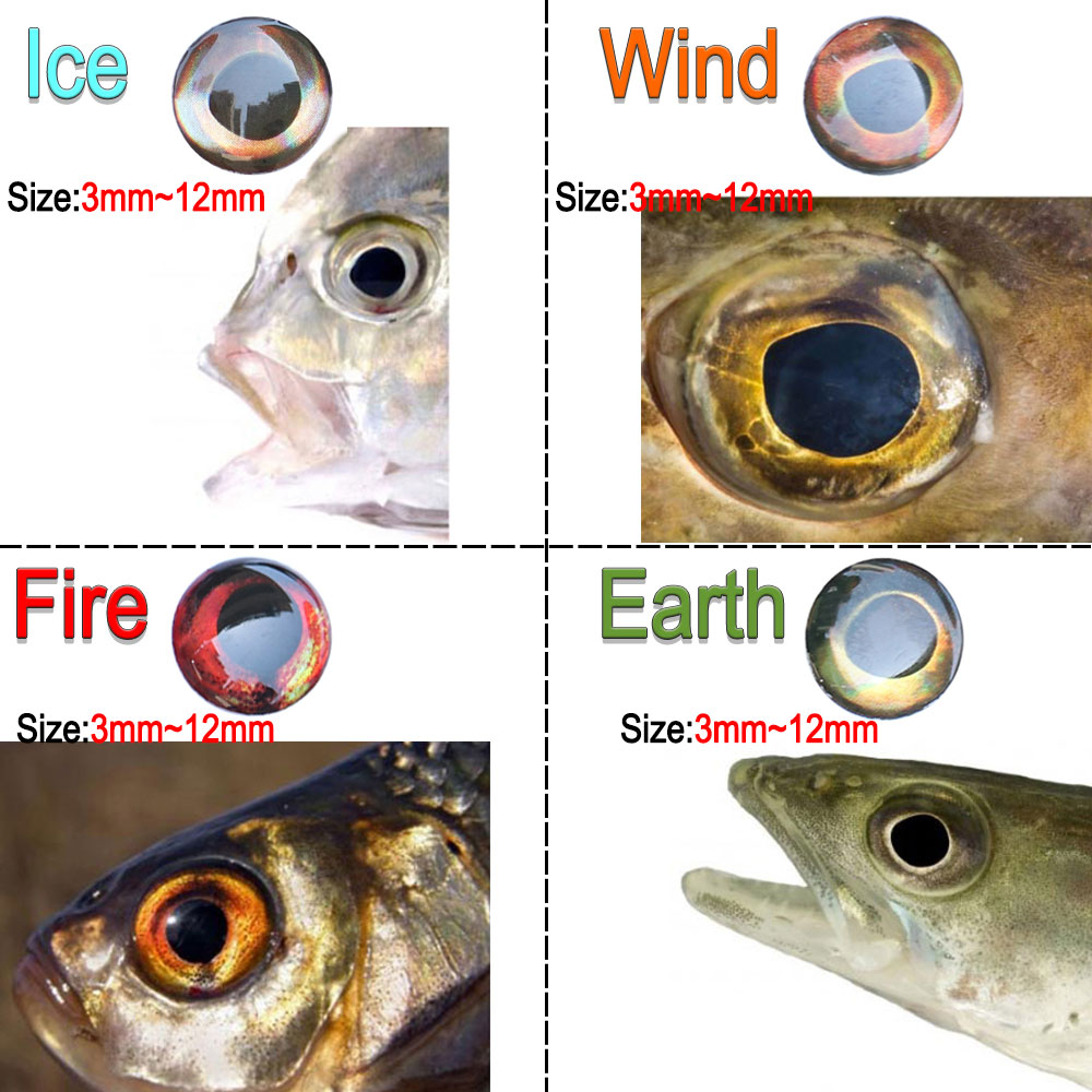 ICERIO 100 個ホログラフィック 3D 4D 魚の目 - Fly Fishing Set のレビューと価格