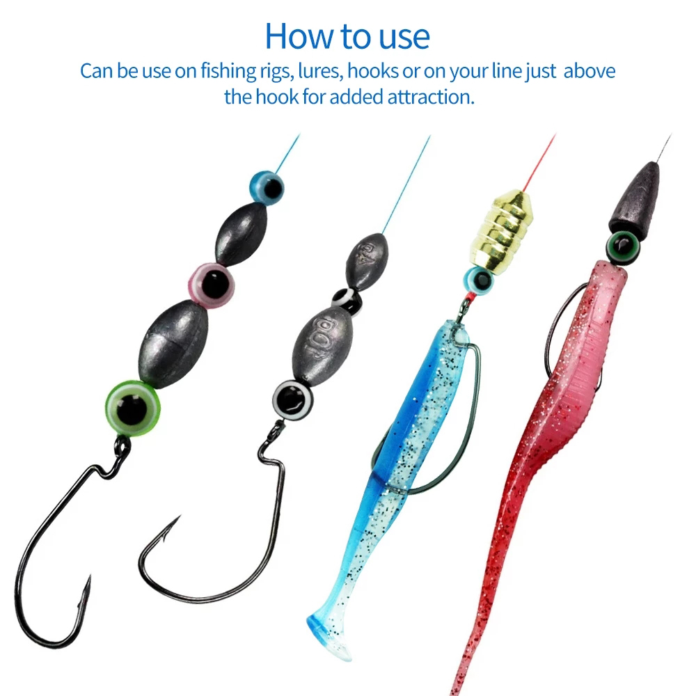 明るい魚眼釣りビーズ、アメリカのリグ税、リグ、混合色、diy - Fly Fishing Set のレビューと価格