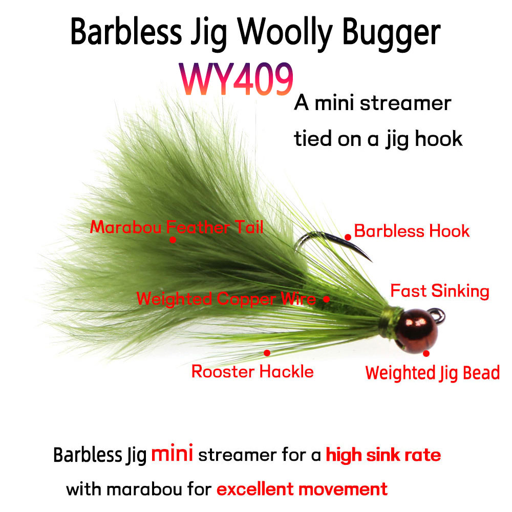 4～6個 # 10 # 12個入り高速沈下タングステンバーブ - Fly Fishing Set のレビューと価格