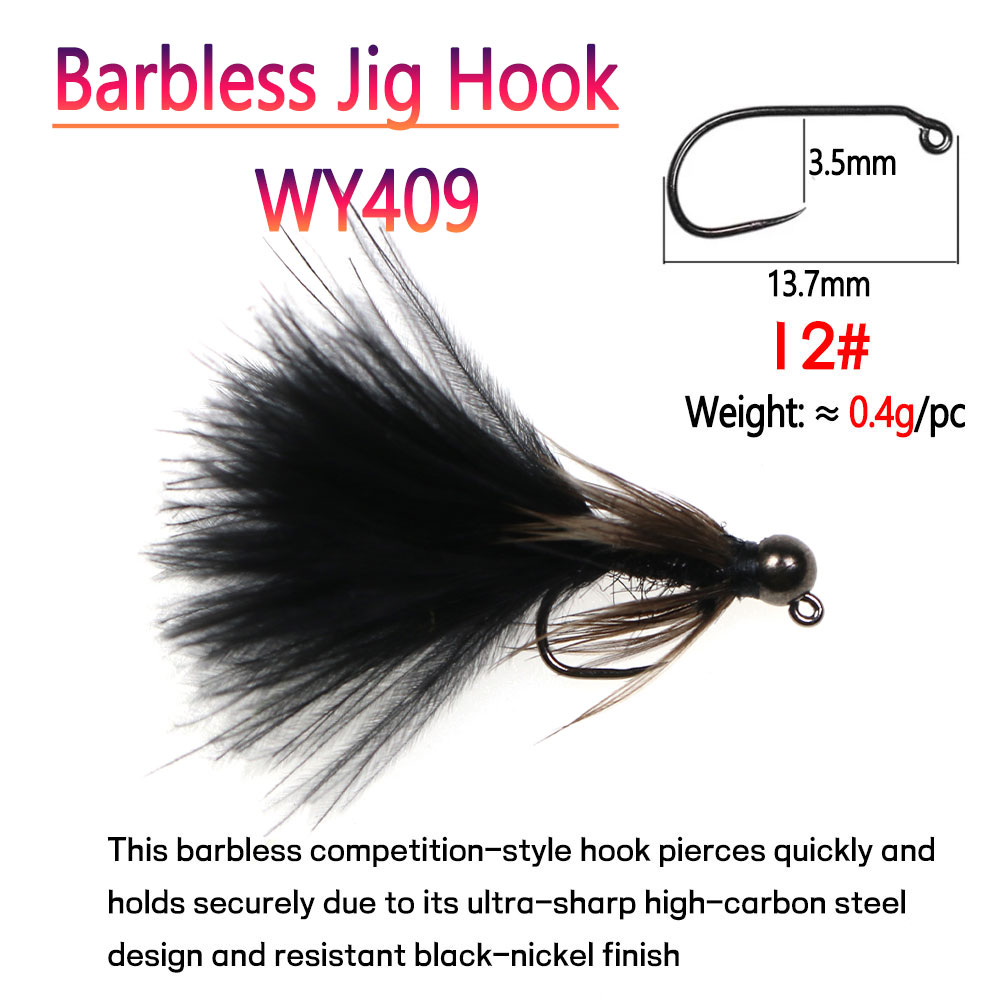 4～6個 # 10 # 12個入り高速沈下タングステンバーブ - Fly Fishing Set のレビューと価格