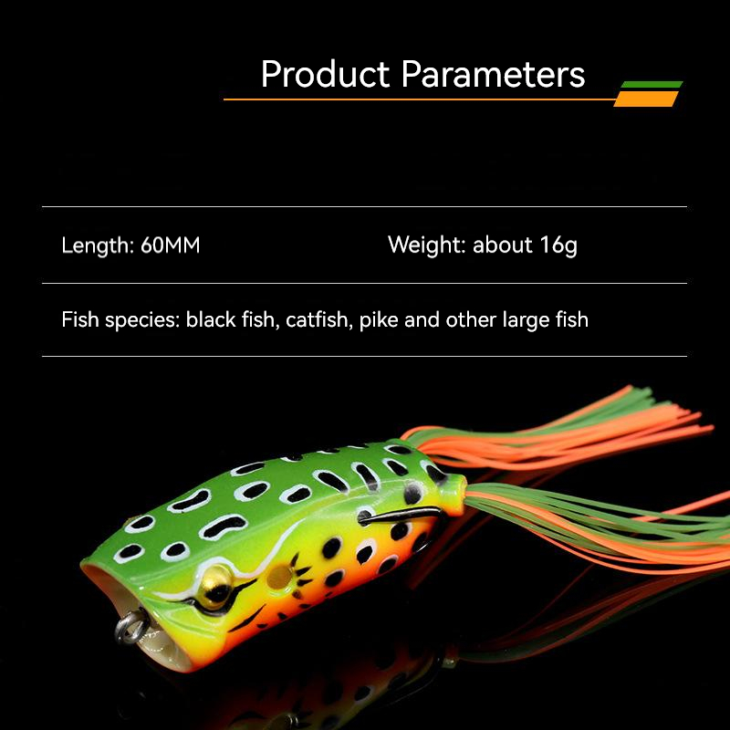 ビッグマウストップウォーターカエルルアー耐久性のあるリアルな - Fishing Equipment Usa のレビューと価格