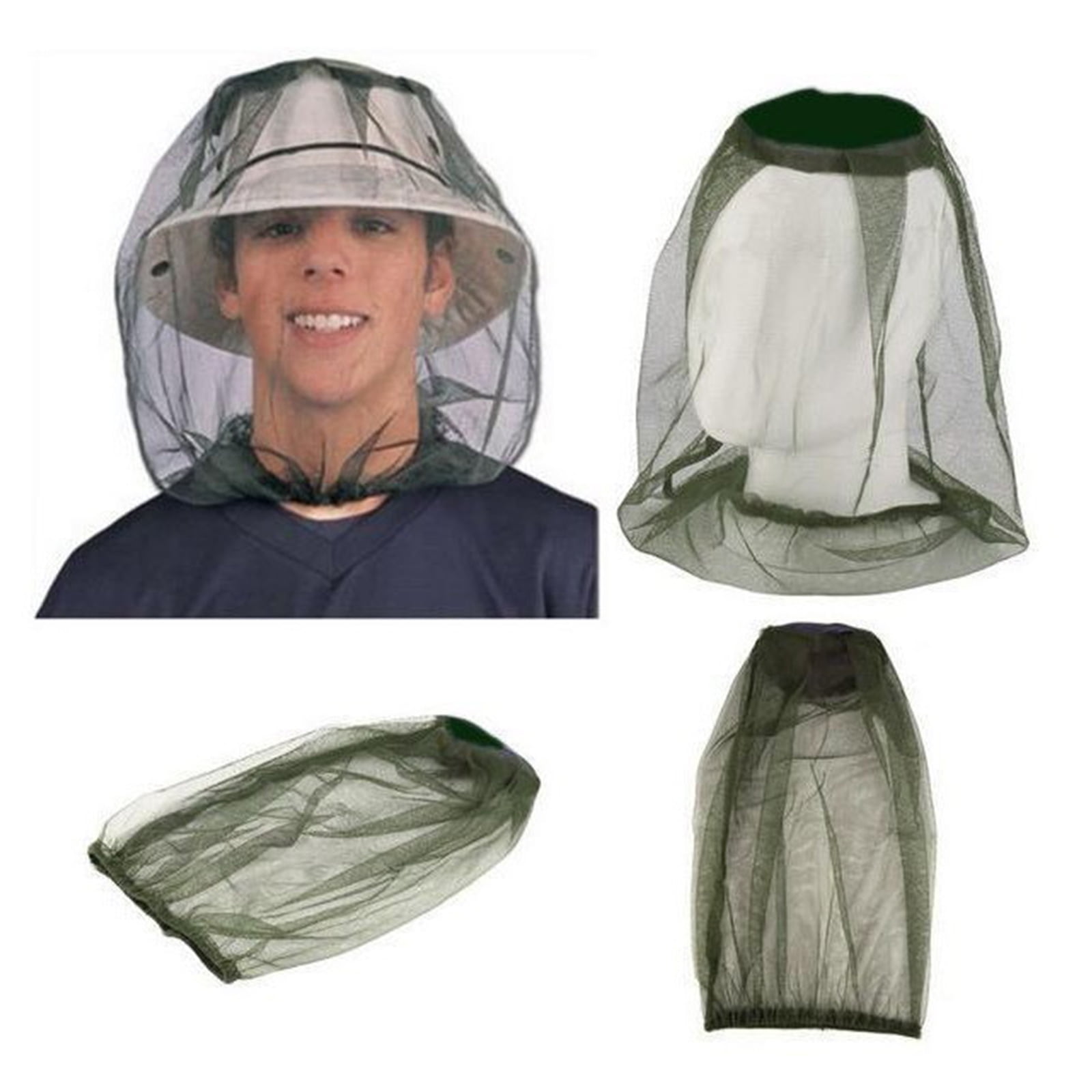 メッシュヘッドネット釣り帽子蚊よけ帽子キャンプアウトドア旅行 - Fishing Net のレビューと価格