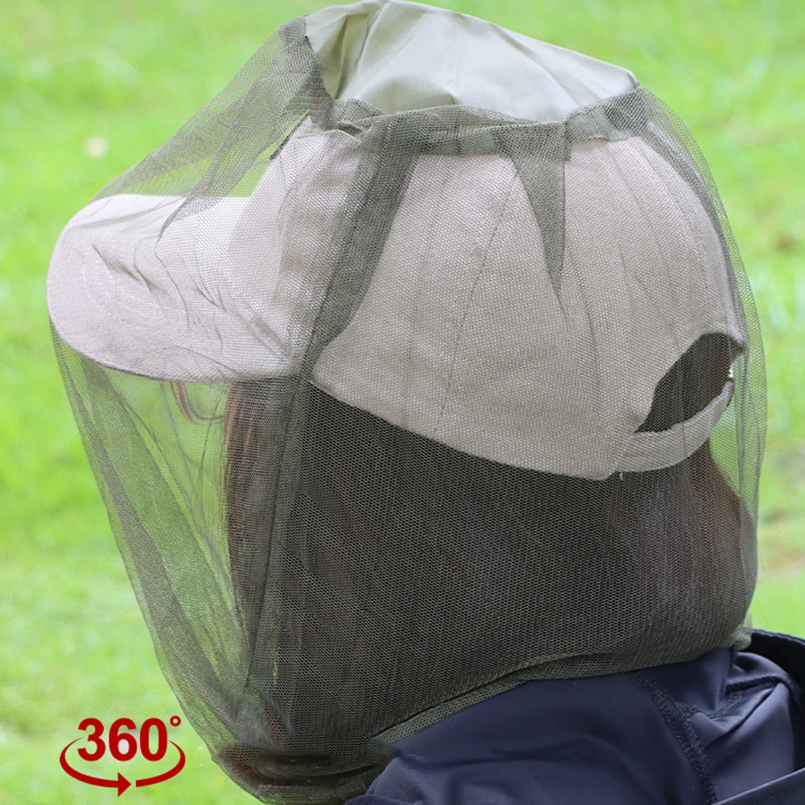 メッシュヘッドネット釣り帽子蚊よけ帽子キャンプアウトドア旅行 - Fishing Net のレビューと価格